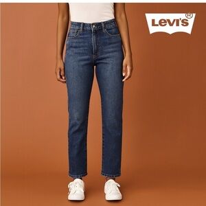Levi’s Red Label NWT Mid Rise Straight Jeans Size 25 X 31 Dark Wash